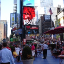 July: Times Square on the 4th